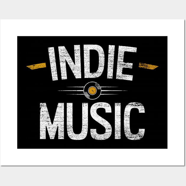 Indie Music Wall Art by Teeladen